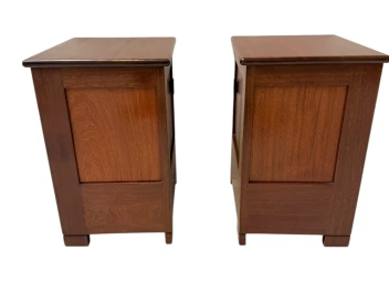 Art Deco Modernist Nightstands by J.A. Muntendam for L.O.V. Oosterbeek, 1920s